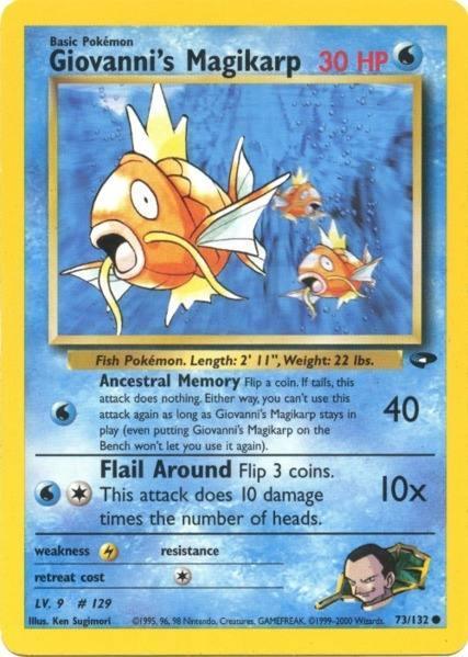 Giovanni's Magikarp (73/132) [Gym Challenge Unlimited] - for just $1.50! 