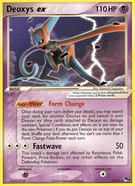 Deoxys ex (17/17) [POP Series 4] - for just $119.60! 