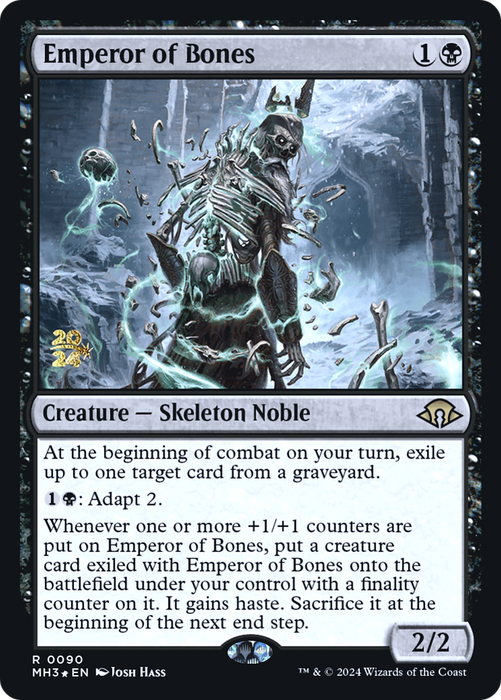 Emperor of Bones (PRE-090) - Modern Horizons 3 Promos Foil - for just $1.41! 
