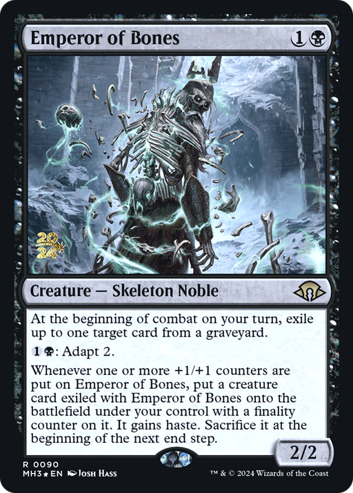 Emperor of Bones (PRE-090) - Modern Horizons 3 Promos Foil - for just $1.41! 
