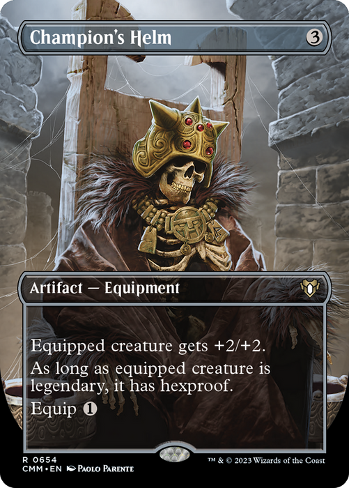 Champion's Helm (CMM-654) - Commander Masters (Borderless) - for just $1.25! 