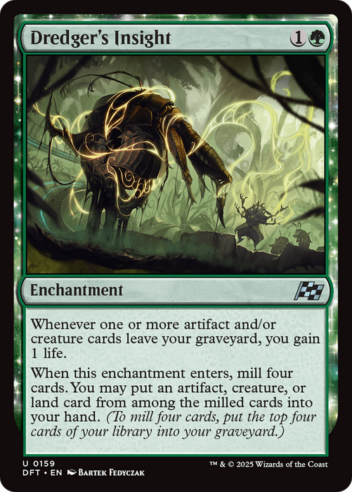 Dredger's Insight (DFT-159) - Aetherdrift: (enchantment) - for just $0.14! 