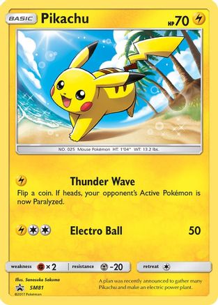 Pikachu SM81/248 - SM Promos Holofoil - for just $3.72! 