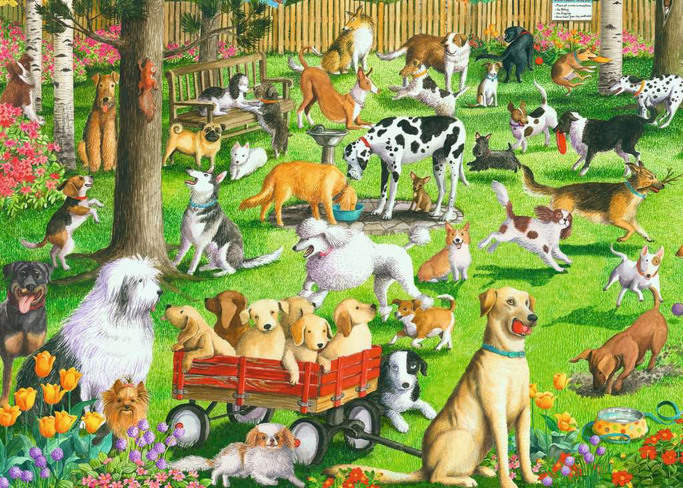 Puzzle: Large Format - At The Dog Park - for just $18.49! 
