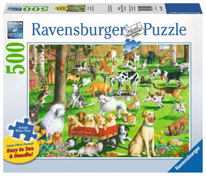 Puzzle: Large Format - At The Dog Park - for just $18.49! 