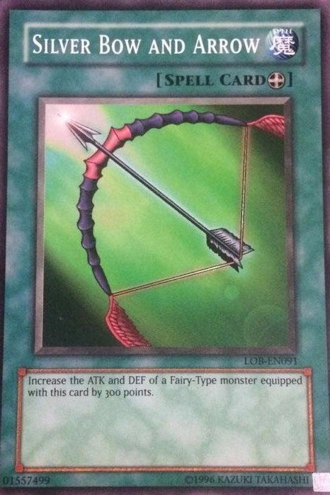 Silver Bow and Arrow [LOB-EN091] Common - for just $0.30! 