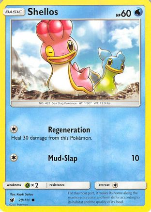 Shellos 029/111 - SM  Crimson Invasion - for just $0.05! 