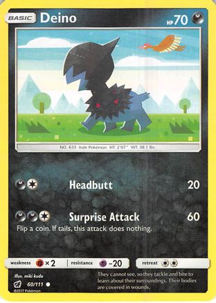 Deino 060/111 - SM  Crimson Invasion - for just $0.05! 