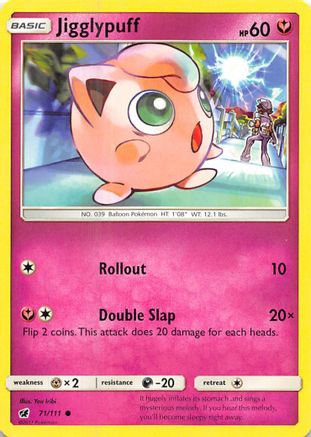 Jigglypuff 071/111 - SM  Crimson Invasion - for just $0.23! 
