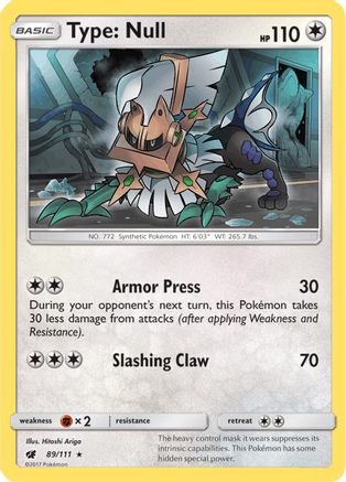 Type: Null 089/111 - SM  Crimson Invasion Reverse Holofoil - for just $0.35! 