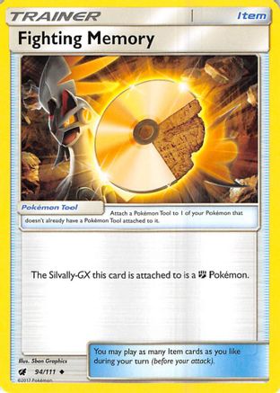 Fighting Memory 094/111 - SM  Crimson Invasion Reverse Holofoil - for just $0.10! 