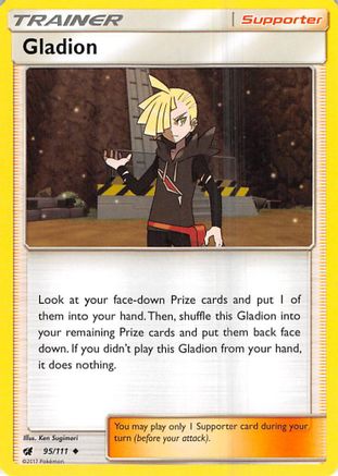 Gladion 095/111 - SM  Crimson Invasion - for just $0.40! 