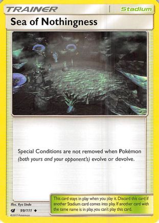 Sea of Nothingness 099/111 - SM  Crimson Invasion Reverse Holofoil - for just $0.13! 