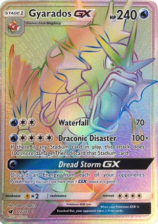 Gyarados GX (Secret) 112/111 - SM  Crimson Invasion Holofoil - for just $18.99! 