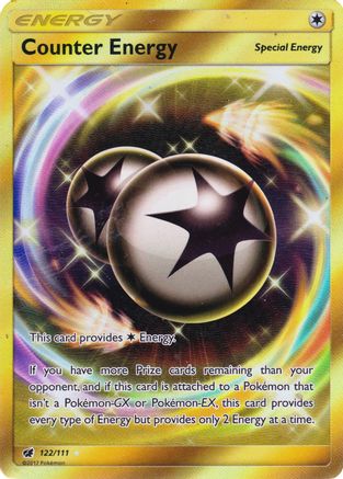 Counter Energy (Secret) 122/111 - SM  Crimson Invasion Holofoil - for just $4.73! 