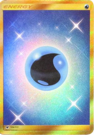 Water Energy (Secret) 124/111 - SM  Crimson Invasion Holofoil - for just $5.43! 