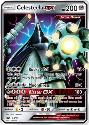 Celesteela GX SM67/248 - SM Promos Holofoil - for just $1.90! 