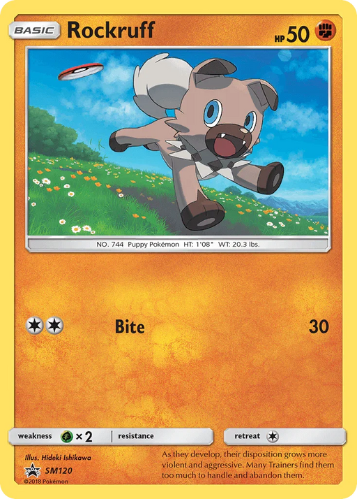 Rockruff (SM120) [Sun & Moon: Black Star Promos] - for just $1! 