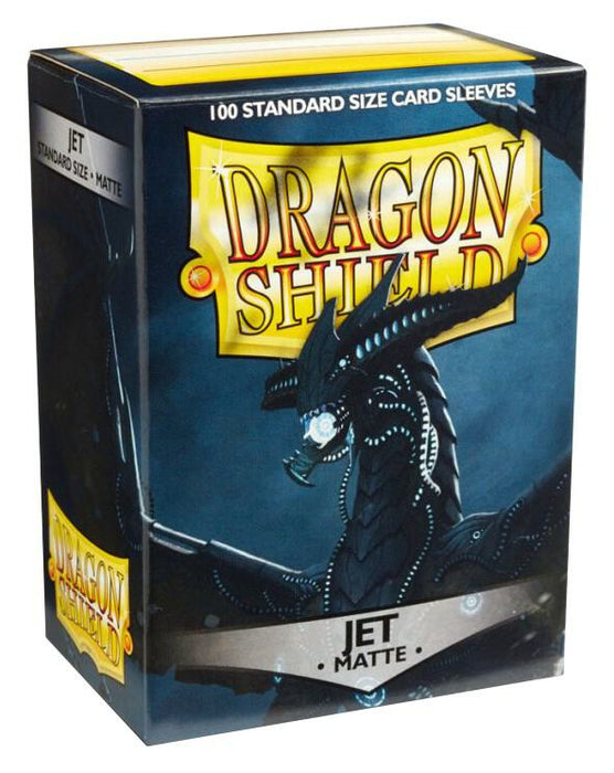 Dragon Shield: Standard 100ct Sleeves - Jet (Matte) - for just $14.99! 