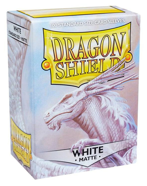 Dragon Shield: Standard 100ct Sleeves - White (Matte) - for just $14.99! 