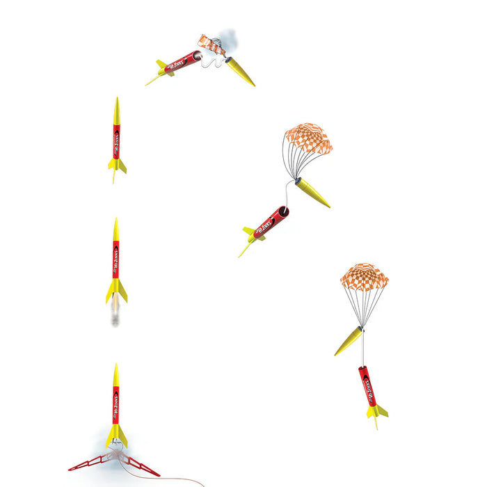 Rascal™ & HiJinks™ Launch Set - Rocket-Building Kit, Beginner Flying-Rocket-Model Kit for Ages 10+ - for just $44.99! 