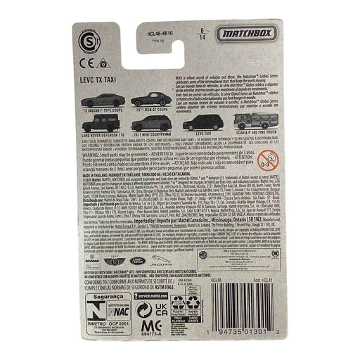 Matchbox Levc TX Taxi - Matchbox Global Series 6/14 - for just $1.79! 