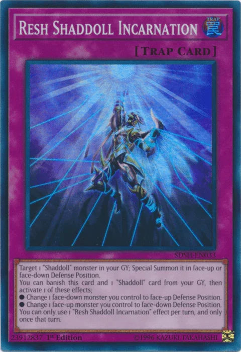 Resh Shaddoll Incarnation [SDSH-EN033] Super Rare - for just $0.15! 