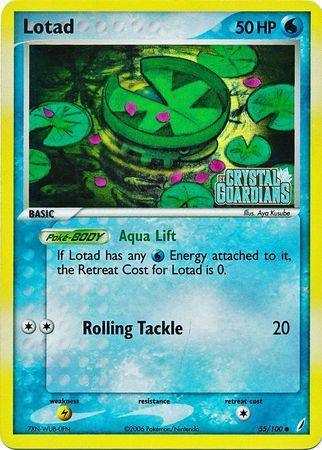 Lotad (55/100) (Stamped) [EX: Crystal Guardians] - for just $5.50! 