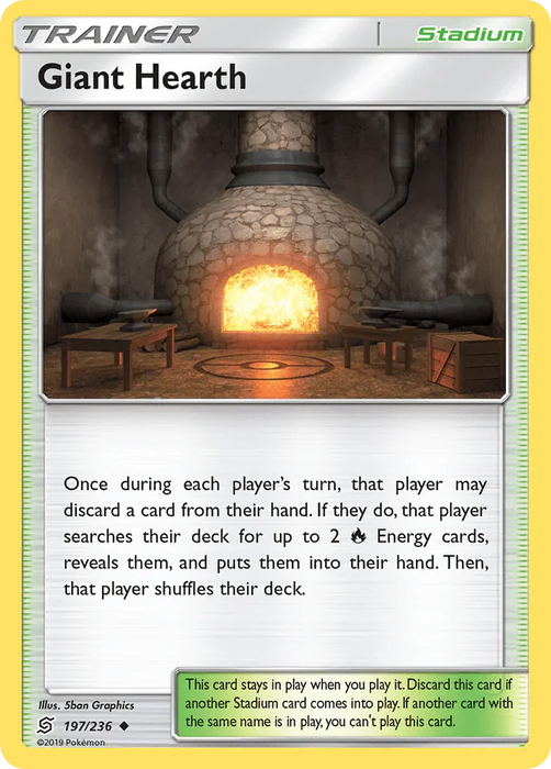 Giant Hearth (197/236) [Sun & Moon: Unified Minds] - for just $0.15! 