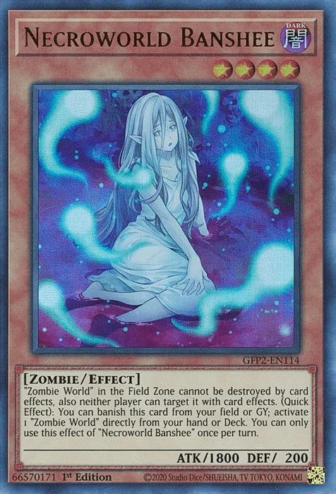 Necroworld Banshee [GFP2-EN114] Ultra Rare - for just $0.20! 