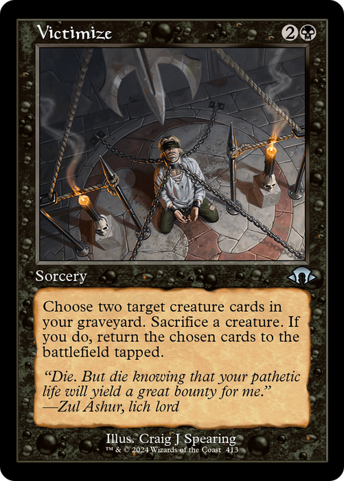 Victimize (Retro Frame) (MH3-413) - Modern Horizons 3 - for just $0.19! 