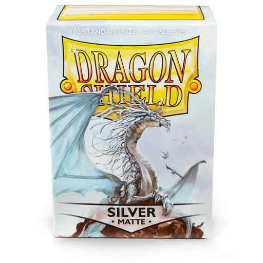 Dragon Shield: Standard 100ct Sleeves - Silver (Matte) - Just $8.95! Shop now at Retro Gaming of Denver