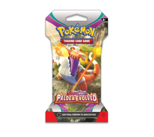 Pokemon Scarlet & Violet Paldea Evolved Sleeved Booster | Skeledirge - Premium Novelties & Gifts - Just $9.99! Shop now at Retro Gaming of Denver