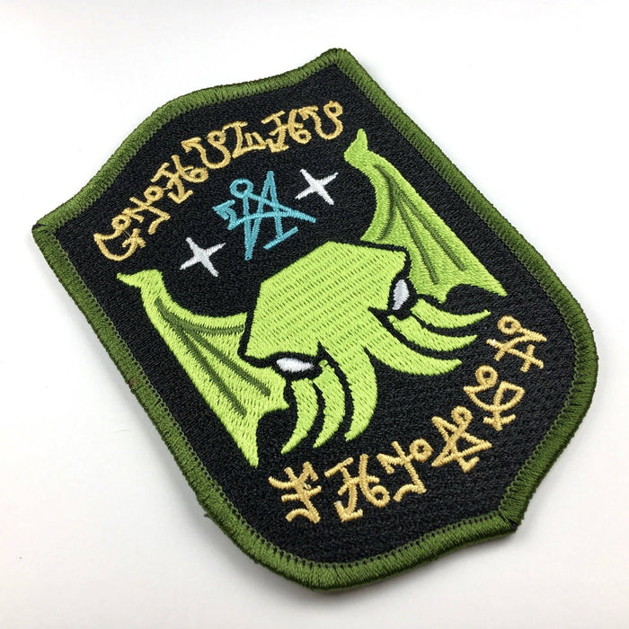 Cthulhu Fhtagn Embroidered Patch: Iron-on - for just $9! 