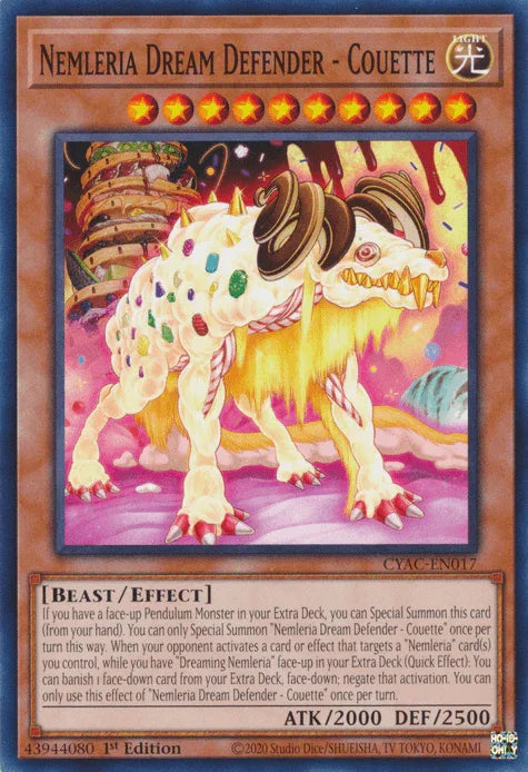 Nemleria Dream Defender - Couette [CYAC-EN017] Common - for just $0.10! 