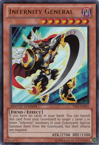 Infernity General [YF03-EN001] Ultra Rare - for just $1.10! 