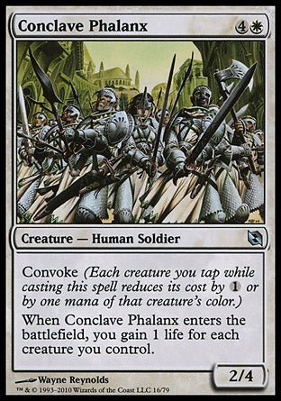 Conclave Phalanx (Duel Decks: Elspeth vs Tezzeret) Near Mint - for just $0.15! 
