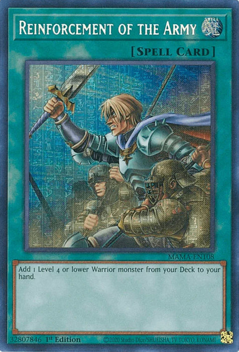 Reinforcement of the Army [MAMA-EN108] Ultra Pharaoh's Rare - for just $86.40! 