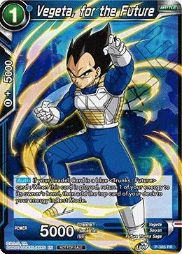 Vegeta, for the Future (Tournament Pack Vol. 8) (P-385) [Tournament Promotion Cards] - for just $0.20! 