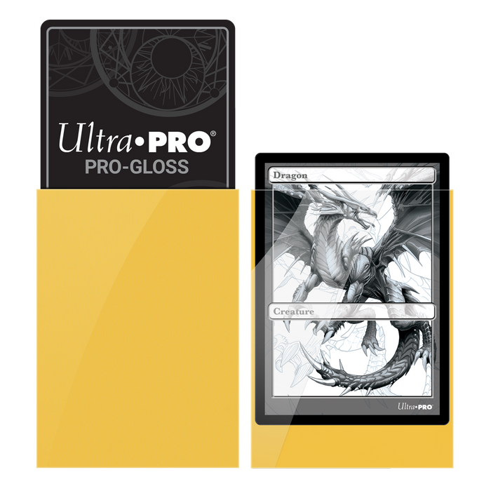 Ultra PRO: Standard 50ct Sleeves - PRO-Gloss (Yellow) - Just $0! Shop now at Retro Gaming of Denver