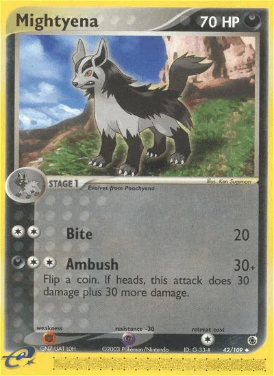 Mightyena (42/109) [EX: Ruby & Sapphire] - for just $0.75! 