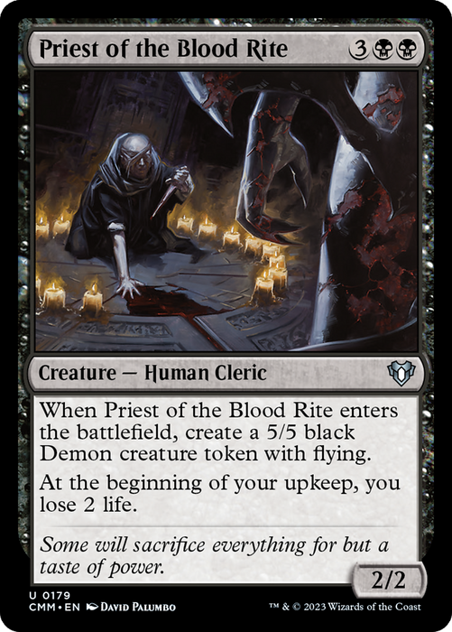Priest of the Blood Rite (CMM-179) - Commander Masters - for just $0.06! 