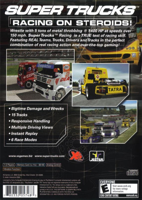 Super Trucks Racing – PlayStation 2 (PS2) - for just $3.99! 