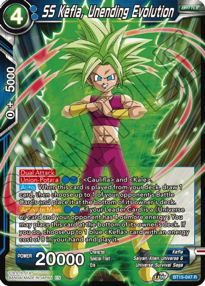SS Kefla, Unending Evolution (BT15-047) [Saiyan Showdown] - for just $0.10! 