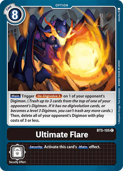 Ultimate Flare [BT5-105] [Battle of Omni] - Just $0.09! Shop now at Retro Gaming of Denver