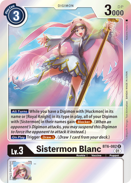 Sistermon Blanc [BT6-082] [Double Diamond] - Just $0.20! Shop now at Retro Gaming of Denver