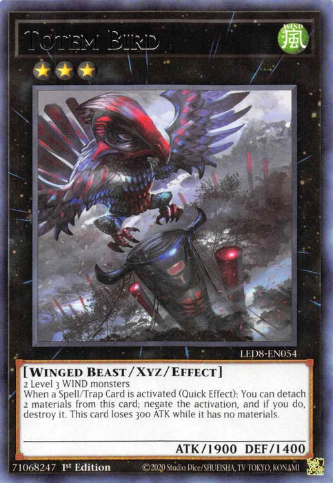 Totem Bird [LED8-EN054] Rare - for just $0.10! 