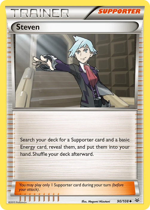 Steven (90/108) [XY: Roaring Skies] - for just $0.15! 