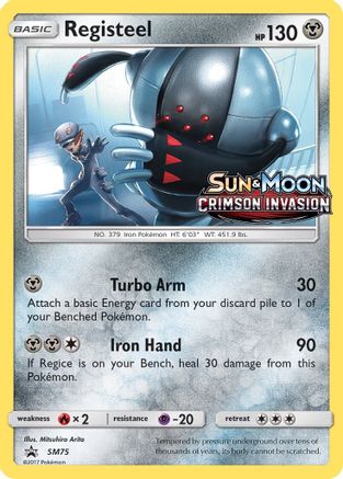 Registeel SM75 - SM Promos - Holofoil - for just $4.53! 