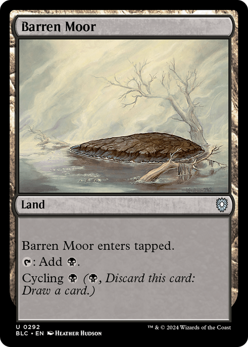Barren Moor (BLC-292) - Bloomburrow Commander - for just $0.10! 